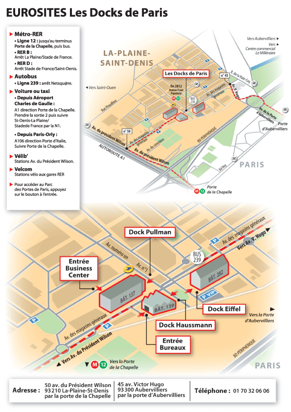 acces plan lesDocks