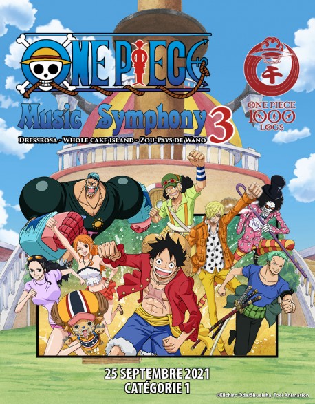 Categorie 1 One Piece Music Symphony 3 25 Septembre 21 h Place De Concert Paris La Fee Sauvage La Boutique