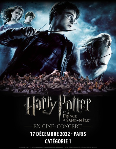 Cat.1 - 17 December 2022 - PARIS - Harry Potter and the Half-Blood Prince - PARIS - Concert ticket