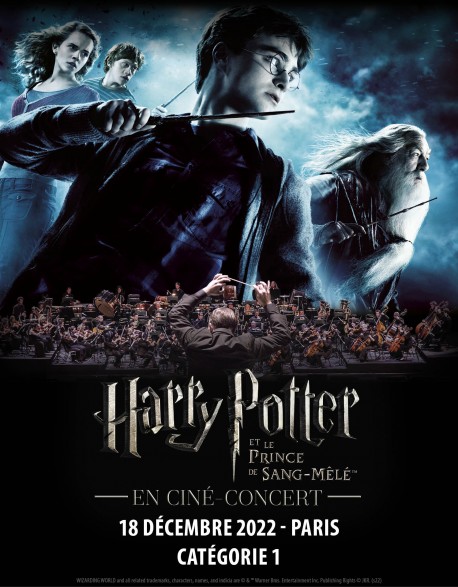 Cat.1 - 18 December 2022 - PARIS - Harry Potter and the Half-Blood Prince - PARIS - Concert ticket