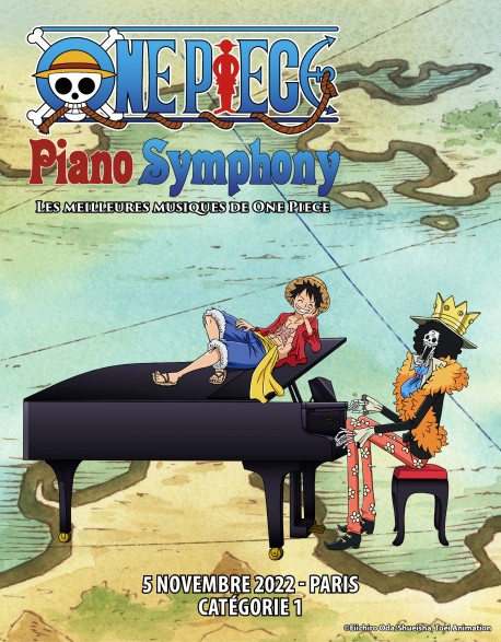 PARIS - Category 1 - 5 Nov. 2022 - ONE PIECE Piano Symphony (La Seine Musicale - 8pm) - Concert ticket
