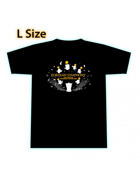 Official T-shirt - L Size - Eorzean Symphony : FINAL FANTASY Orchestra Concert 2023